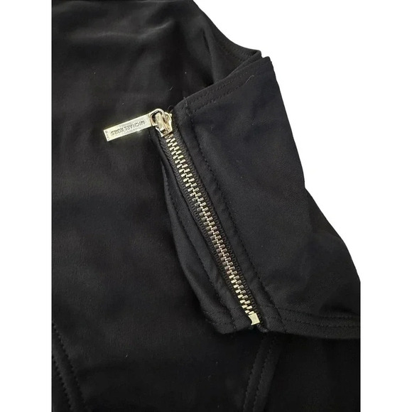 Michael Michael Kors One Shoulder Stripe Cutout One Piece Swimsuit Size 6 - Picture 4 of 7